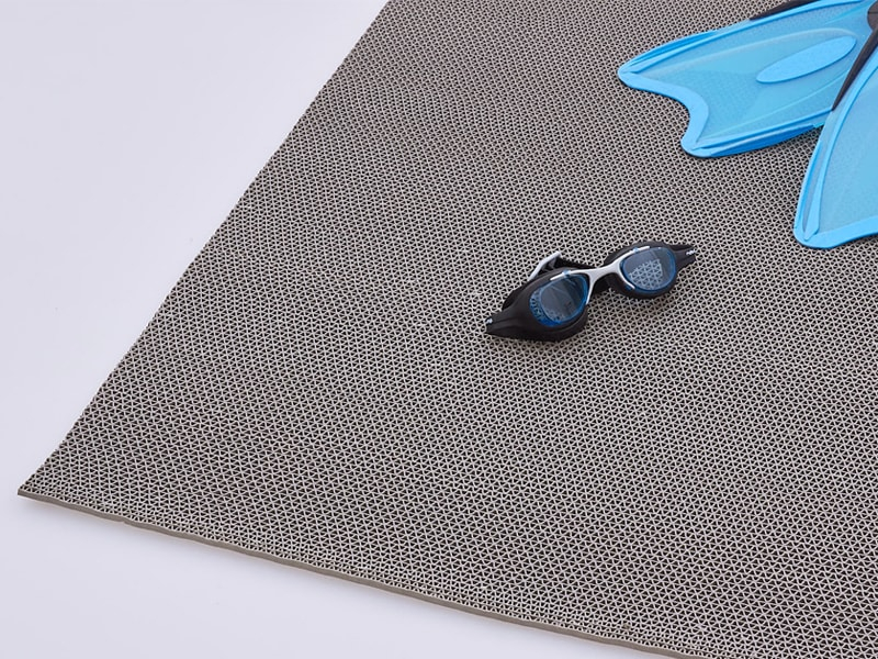 Shark tappeto antiscivolo per doccia/vasca Mr.Peeble XL 46cm x 91cm  trasparente